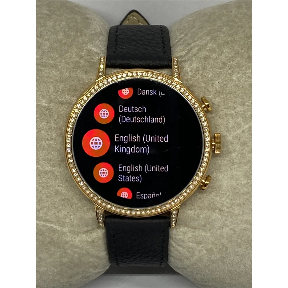 Fossil Gen 4 Authentic Digital Dial Smart Watch Custom Band FTW6021 CR107